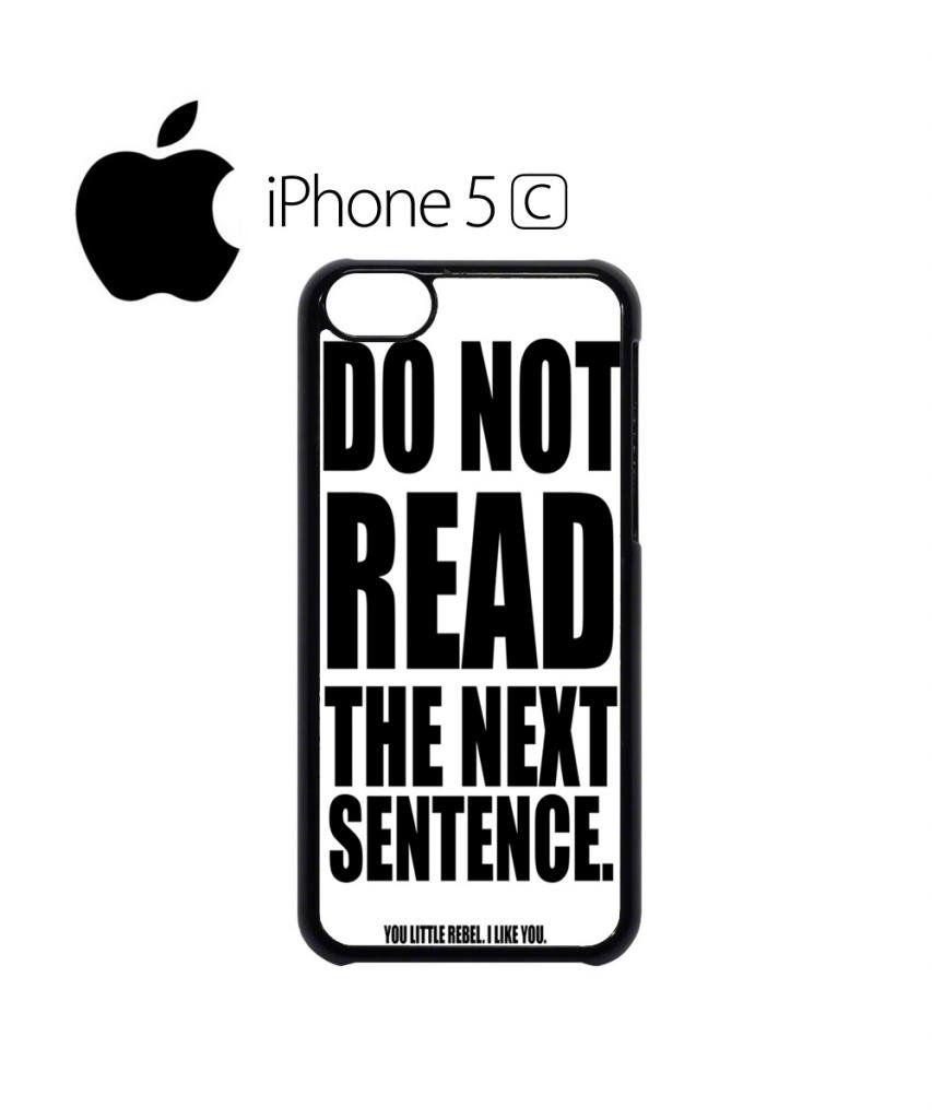 Funny Black and White Logo - Do Not Read The Next Sentence Rebel Quote Cool Funny Hipster Swag