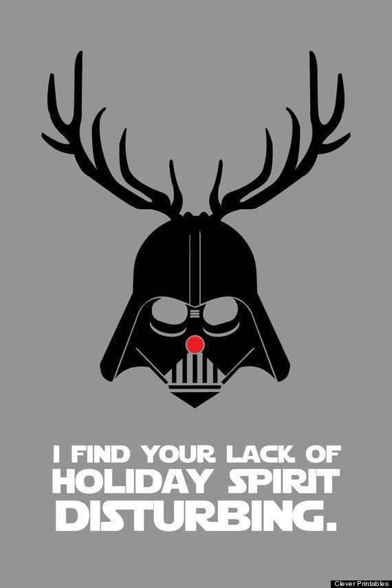 Funny Black and White Logo - 22 Clever Christmas Cards That Are Actually Funny | HuffPost