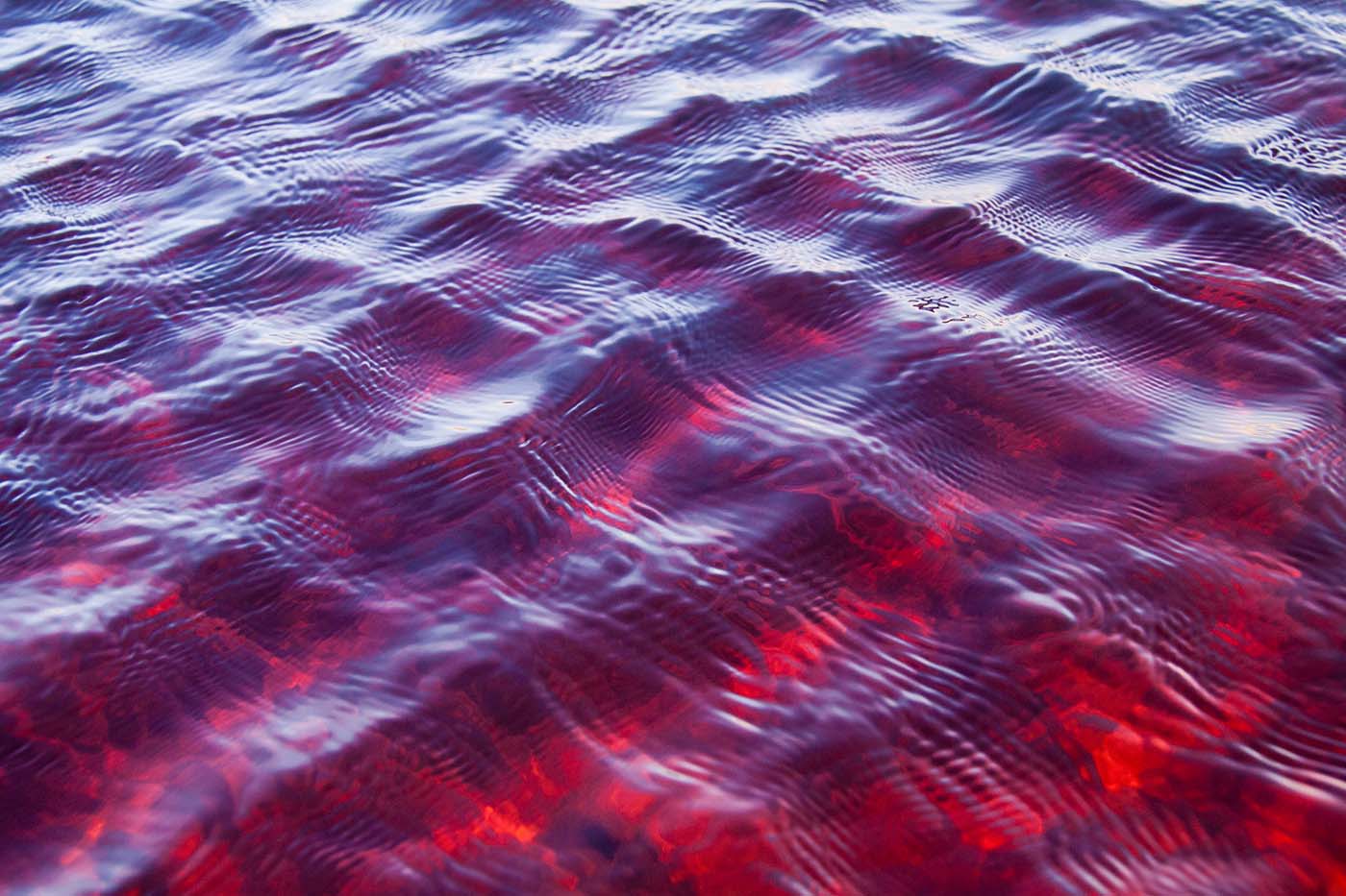 Red and Blue Water Logo - An album of fine art water abstract photographs by Brad Baker ...