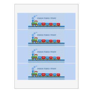 Red and Blue Water Logo - Red Blue Water Bottle Labels | Zazzle.co.uk
