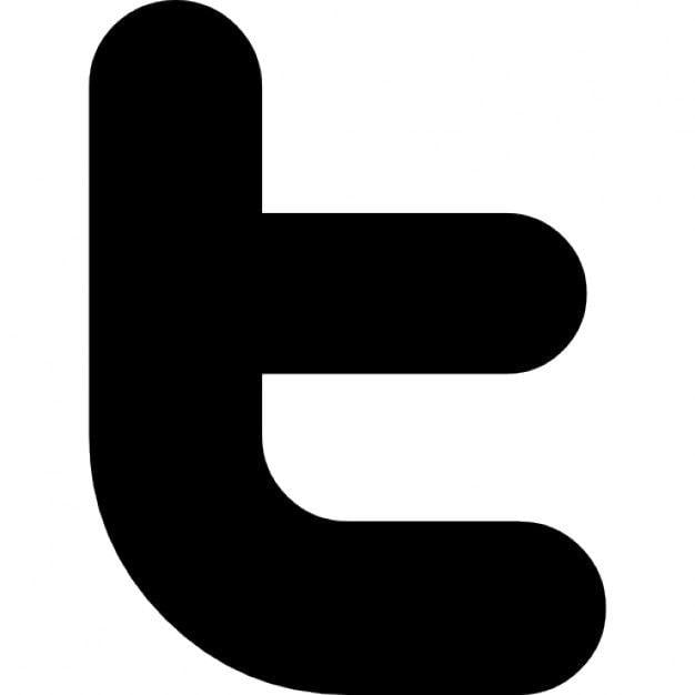 Modern Twitter Logo - Free Twitter Icon Black 257887. Download Twitter Icon Black