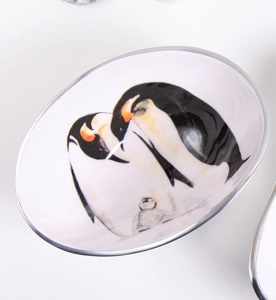 Orange Oval with Penguin Logo - Penguin Oval Bowl Small (min 4) | Tilnar Art