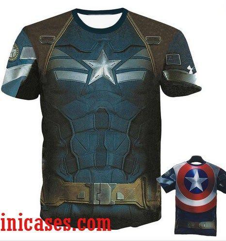 Trippy Superman Logo - superman captain America full print shirt two side | Shirts ...
