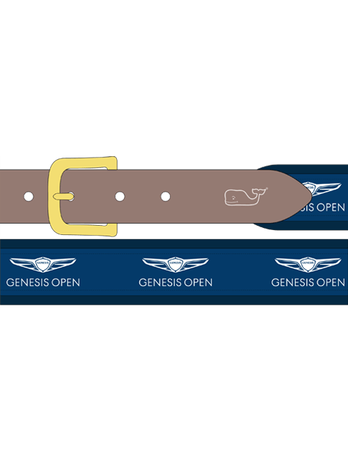 Genesis Open Logo - Genesis Open Logo Navy Belt