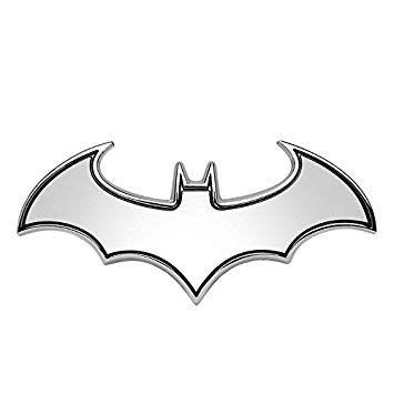 Car Emblems Logo - SKS Distribution® 3D Chrome Stainless Steel Bat Batman high quality ...