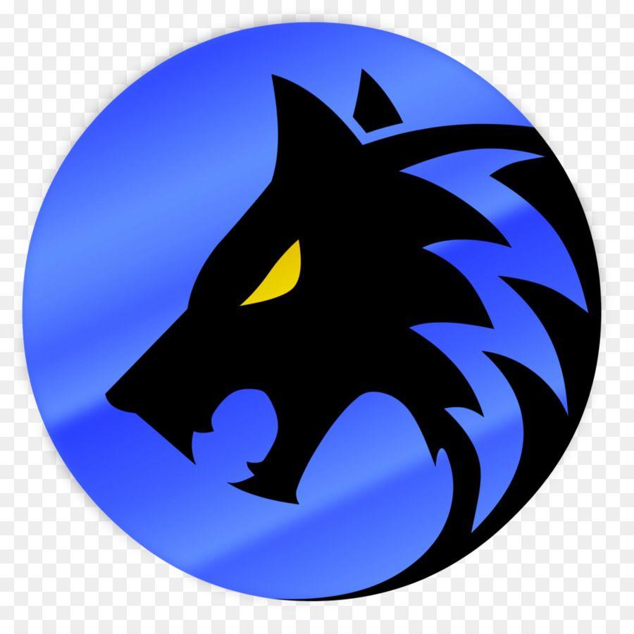 Black and Blue Wolf Logo - Gray wolf Logo Emblem Clip art - BLUE WOLF png download - 1024*1015 ...