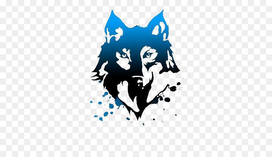 Blue Wolf Logo - Gray Wolf T Shirt Hoodie Logo WOLF Png Download*512