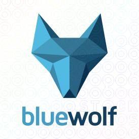 Blue Wolf Logo - Blue Wolf Diamond logo | wolf | Pinterest | Logos, Logo design and Wolf