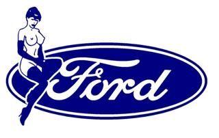 Girly Ford Logo - Ford Girl 7 Decal Sticker