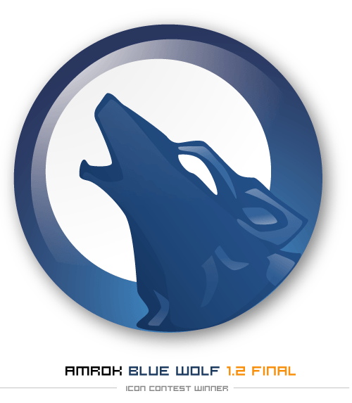 Blue Wolf Logo - Amarok Wolf