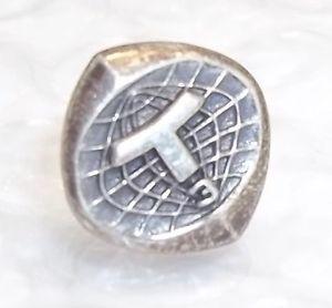 Sterling Silver Company Logo - Vintage Sterling Silver Tie Tack Pin Advertising Company Logo ...