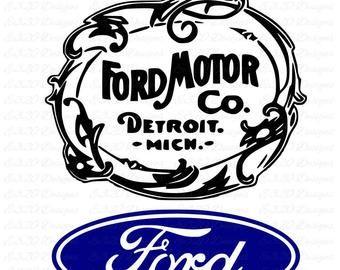 Old Ford Motor Company Logo - Ford | Etsy