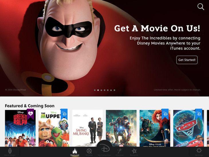 Disney App iTunes Logo - Disney Launches Disney Movies Anywhere, An ITunes Integrated App