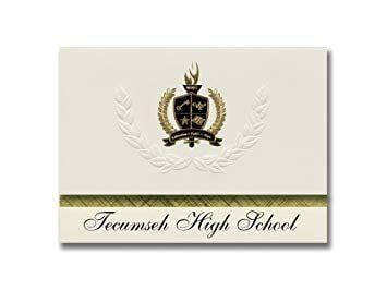 Tecumseh High School Logo - Amazon.com : Signature Announcements Tecumseh High School Tecumseh