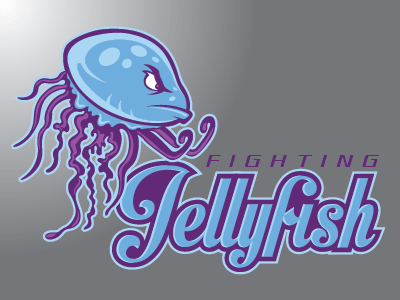 Jellyfish Sports Logo - Fighting Jellyfish. Logo Design. Logo design, Logos