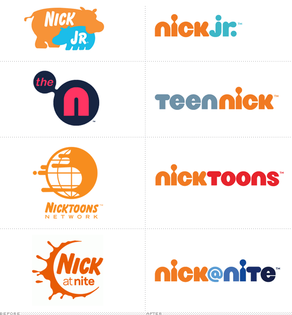Old Nickelodeon Logo - Brand New: New Nick