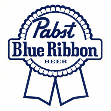 Blue Ribbon Logo - Buy Official Pabst Blue Ribbon PBR Beer Logo Clear Sticker