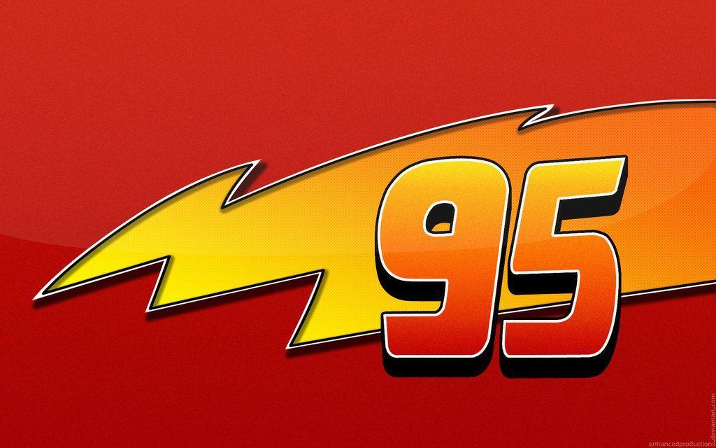 Cars Lightning McQueen 95 Logo - disney cars Logo | Cars 95 Wallpaper - Pixar by enhancedproductions ...