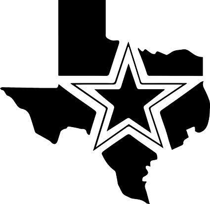 Texas Star Logo - Amazon.com : TEXAS STATE 5.5 DALLAS LONE STAR Logo Decal Sticker