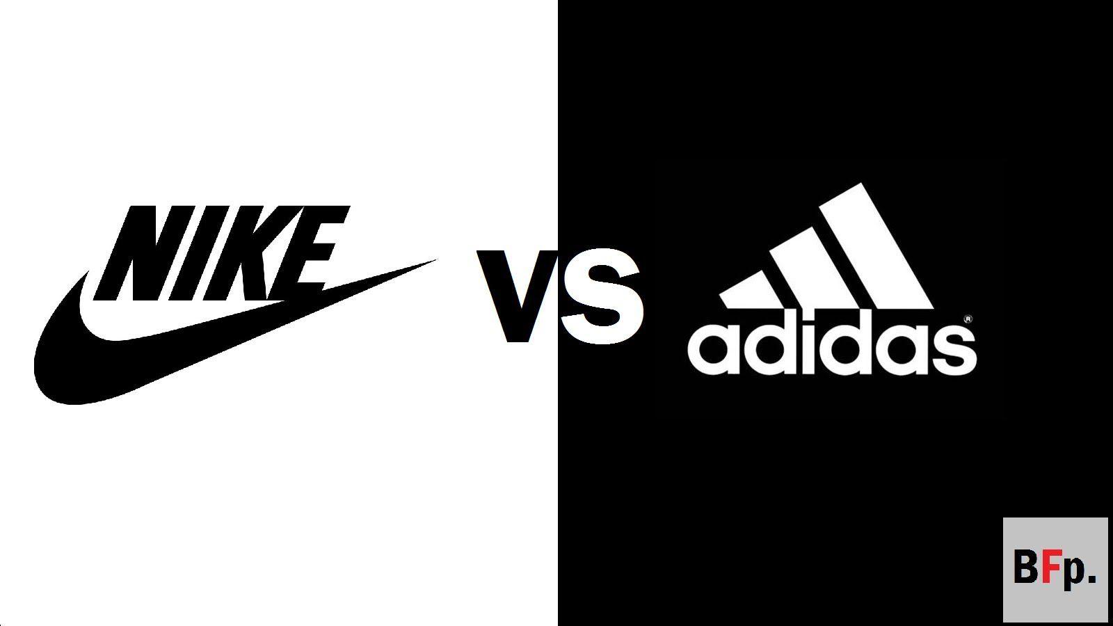 Nike and Adidas Logo - Nike vs adidas Logos