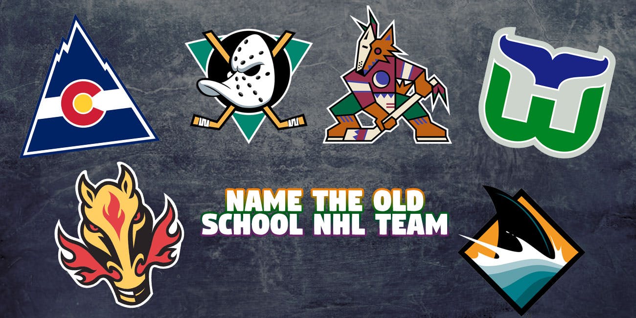 All NHL Teams Old Logo - Only Real Fans Remember These Old School NHL Logos | TheQuiz