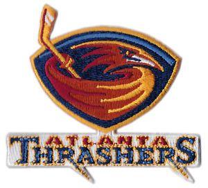 Defunct NHL Logo - 1999 2010 ATLANTA THRASHERS NHL HOCKEY 3 DEFUNCT TEAM LOGO PATCH