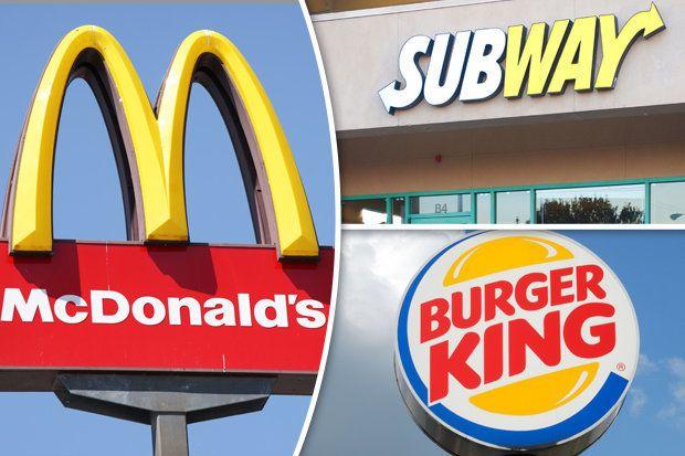 Most Popular Food Brand Logo - Revealed: The surprising reason most fast food logos are yellow ...