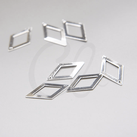 Rhombus FC Logo - Brass Rhombus Link - 26x14mm (3030C) – CL Jewelry Supply