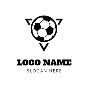 Black and White Football Logo - 45+ Free Football Logo Designs | DesignEvo Logo Maker
