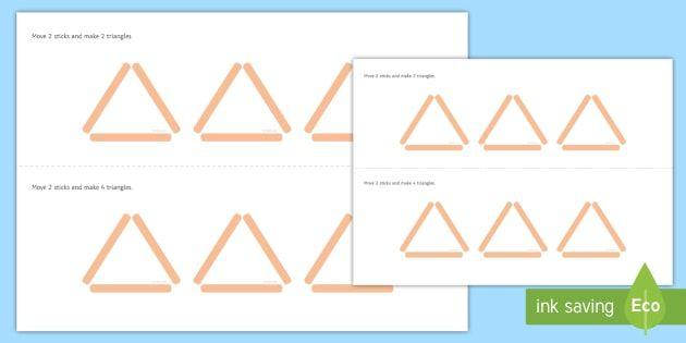 Orange Triangle M Logo - Triangle 2D Shape Puzzle Activity Pack shape, triangles