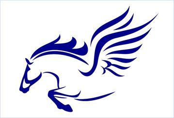 Pegasus Horse Logo - The Classic Myth | Sue Washington