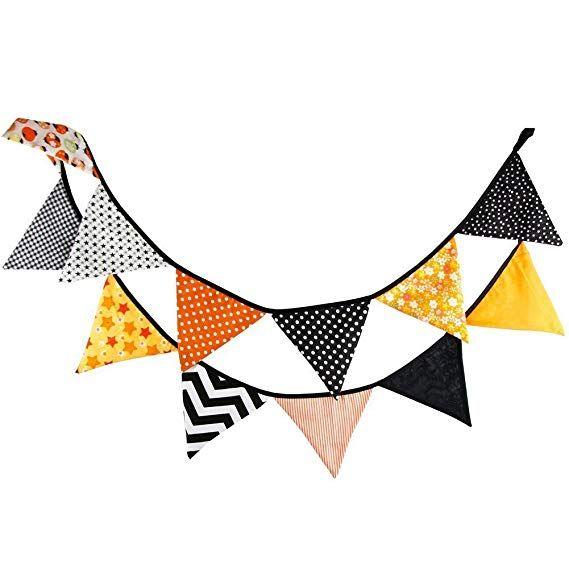 Orange Triangle M Logo - Amazon.com: Double Sided 3.2M/10.5 Feet Colorful Triangle Banner ...
