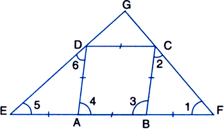 Rhombus FC Logo - ABCD is a rhombus and AB is produced to E and F such that AE = AB