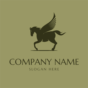 Pegasus Horse Logo - Free Pegasus Logo Designs | DesignEvo Logo Maker