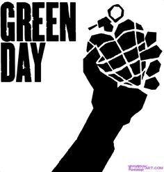 Greenday Black And White Logo - Green Day Logo. Stuff. Green Day, Green, Green day logo