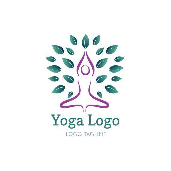 Yoga Logo - Yoga Logo Meditation Logo Yoga Tree Logo Lotus Pose Logo | Etsy