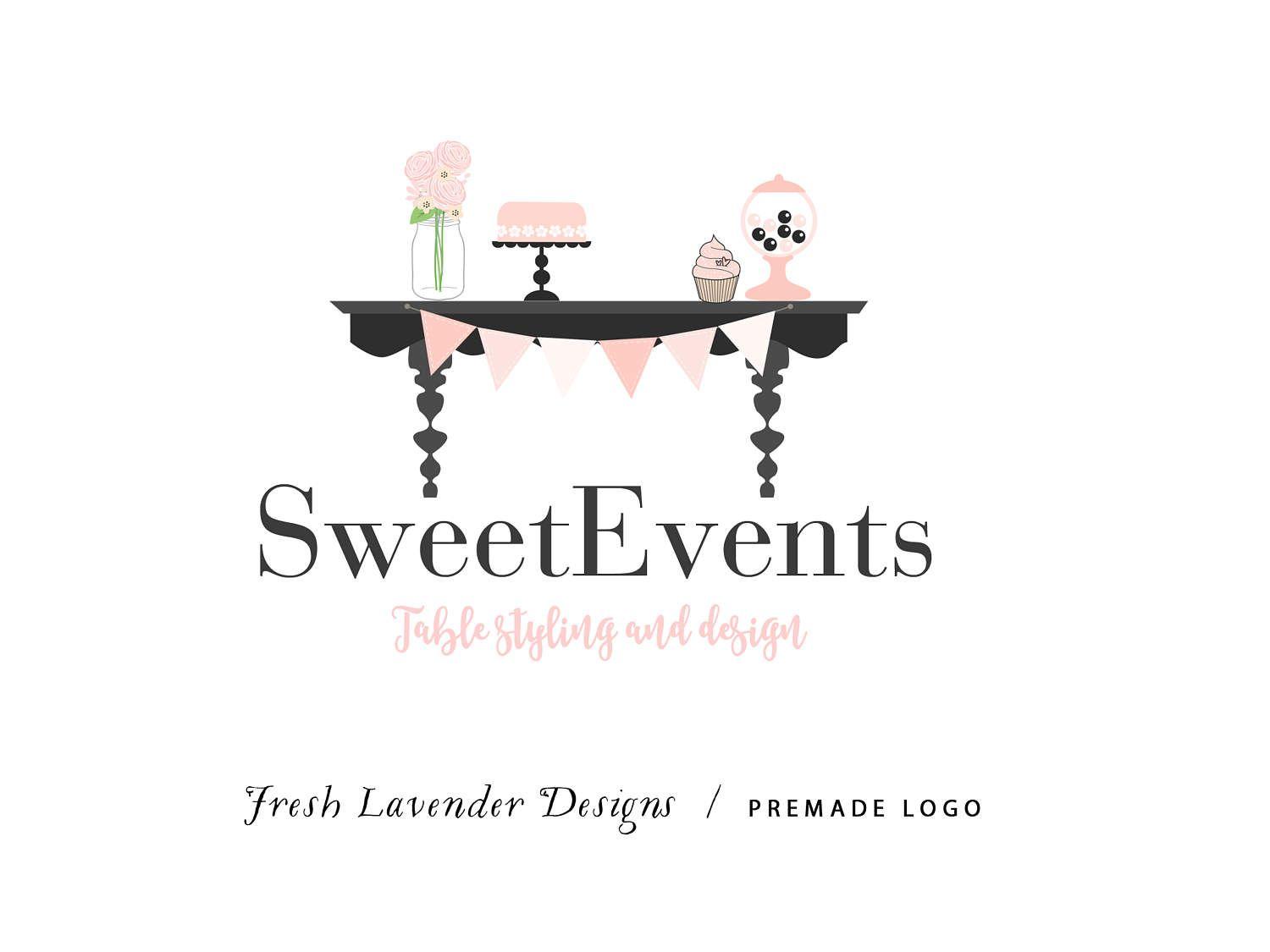 Candy Buffet Company Logo - Custom Logo Design Premade Logo and Watermark for Photographers