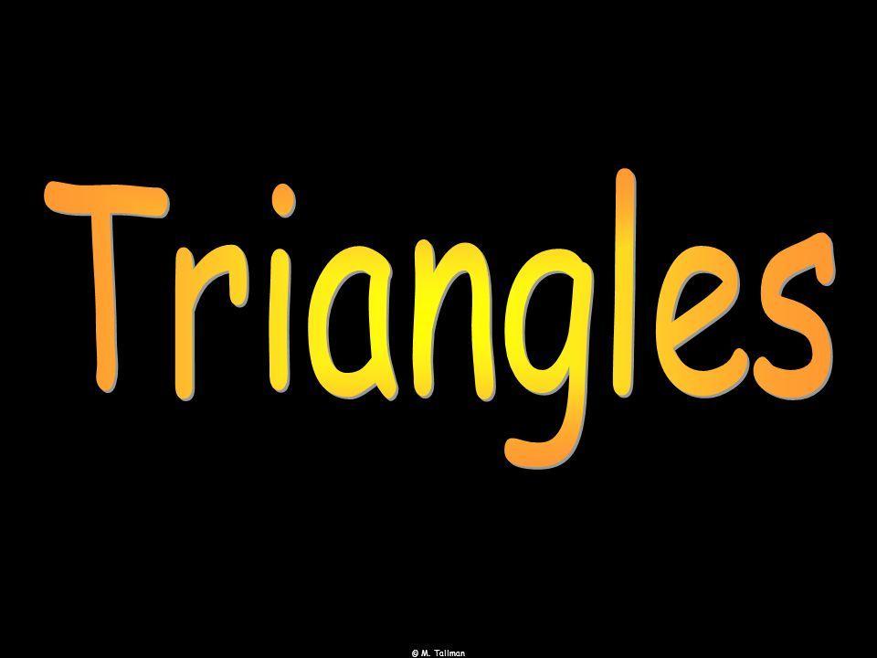 Orange Triangle M Logo - Triangles © M. Tallman. - ppt download