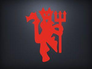 Red Devil Manchester United Logo - Manchester United FC Red Devil Fred the Red Football Soccer Decal
