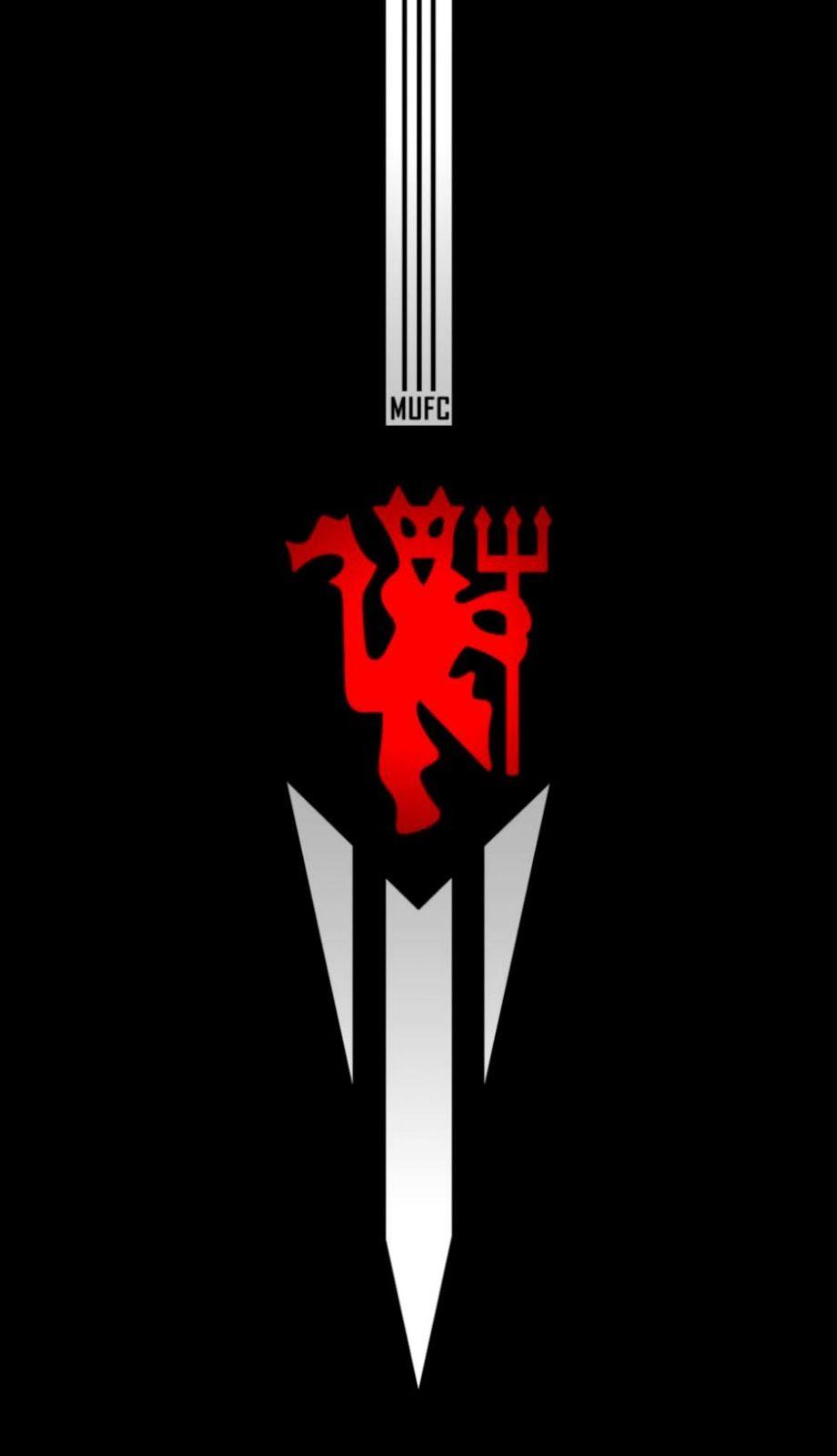 Red Devil Manchester United Logo - 3D Manchester United Red Devils Logo Desktop Wallpapes HD