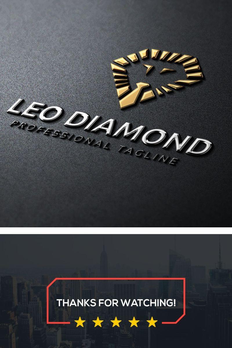 Gray Diamond Logo - Lion Diamond Logo Template