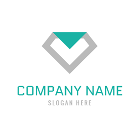 Gray Diamond Logo - Free Diamond Logo Designs. DesignEvo Logo Maker