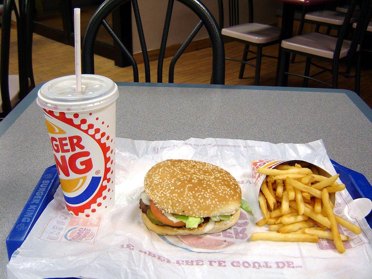 5 Leters Red and Yellow Burger Logo - Burger King advertising