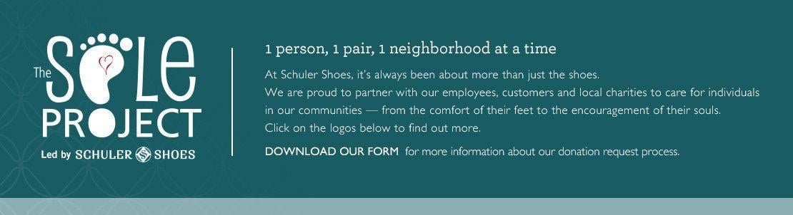 Schuler Shoes Logo - Sole Project | Schuler Shoes Charitable Giving | Schuler Shoes