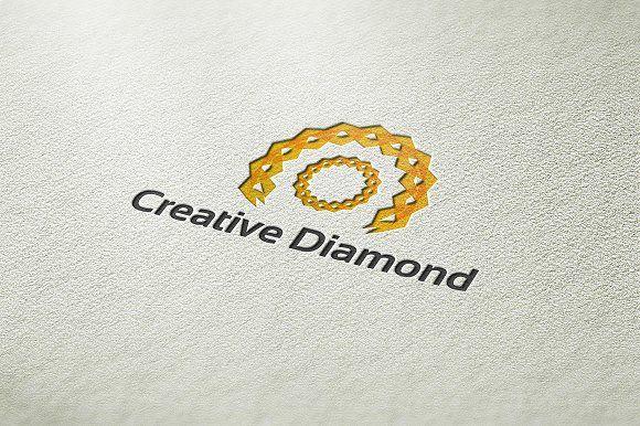 Gray Diamond Logo - Creative Diamond Logo ~ Logo Templates ~ Creative Market