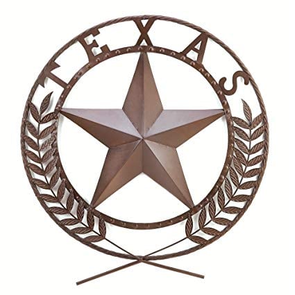 Texas Star Logo - Amazon.com: Gifts & Decor Texas Lone Star State Hanging Western ...