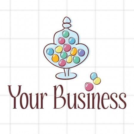 Candy Buffet Company Logo - Sweetest Gumball Logo Design. Logo Design. Logo design, Logos, Design