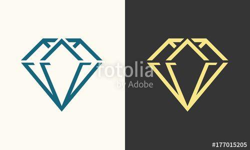 Gray Diamond Logo - Diamond House Logo Stock Image And Royalty Free Vector Files