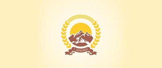 Yellow Mountain Logo - 33 Supreme Mountain Logo Designs for Inspiration | Naldz Graphics