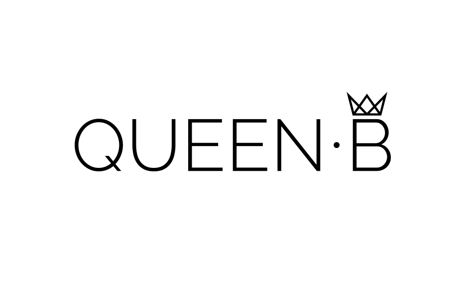 With a White B Logo - Queen B – Logo Design — Outdo Design